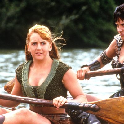 The Price - Xena and Gabrielle in a canoe