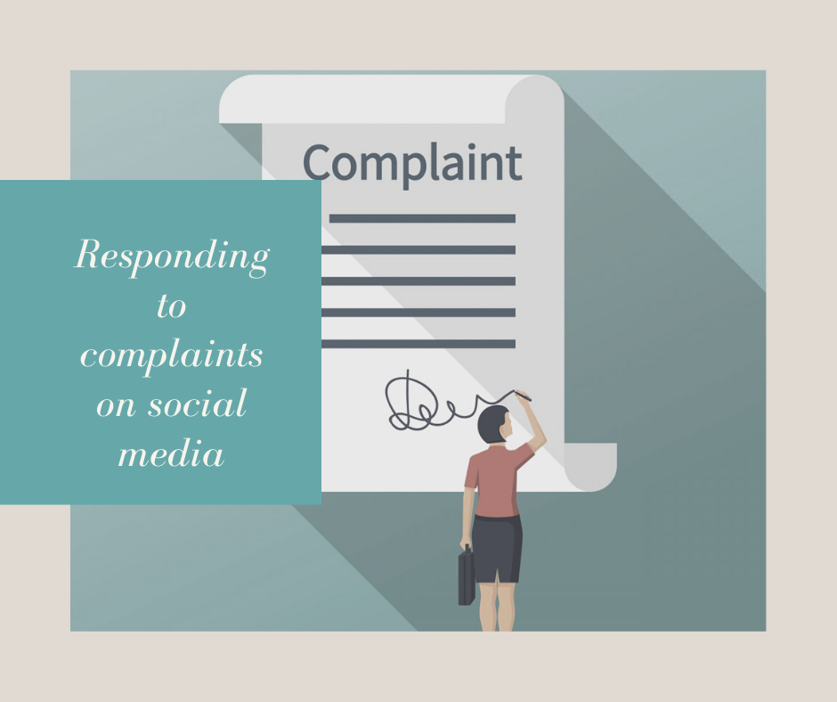 How to respond to customer complaints on social media