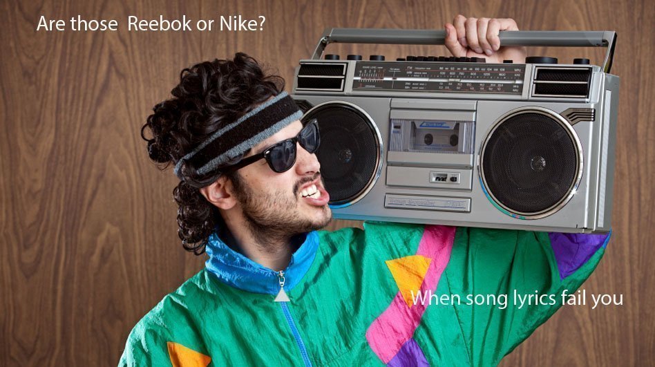 Have you that song those Reebok or Nike'? - All Geek Things
