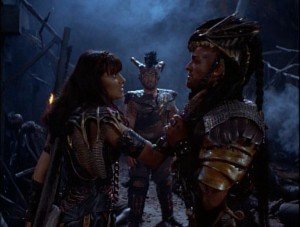 The Gauntlet Darphus and Xena face off