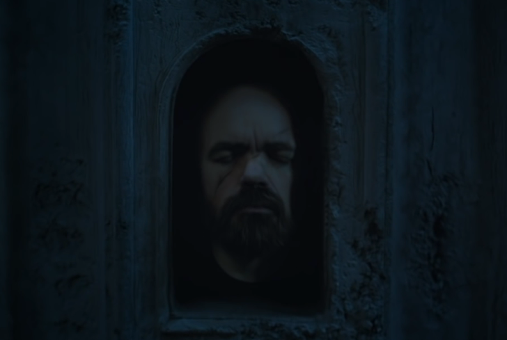 Tyrion Lannister in the Hall of Faces