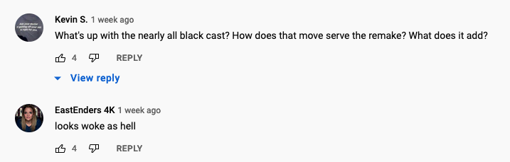 Why a black cast?